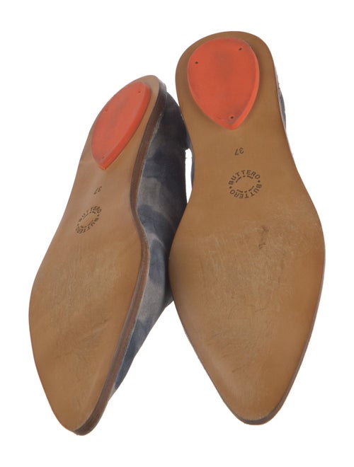 Buttero Suede Printed Flats