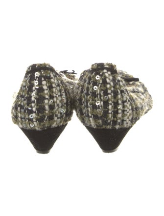 Buttero Tweed Tweed Pattern Flats