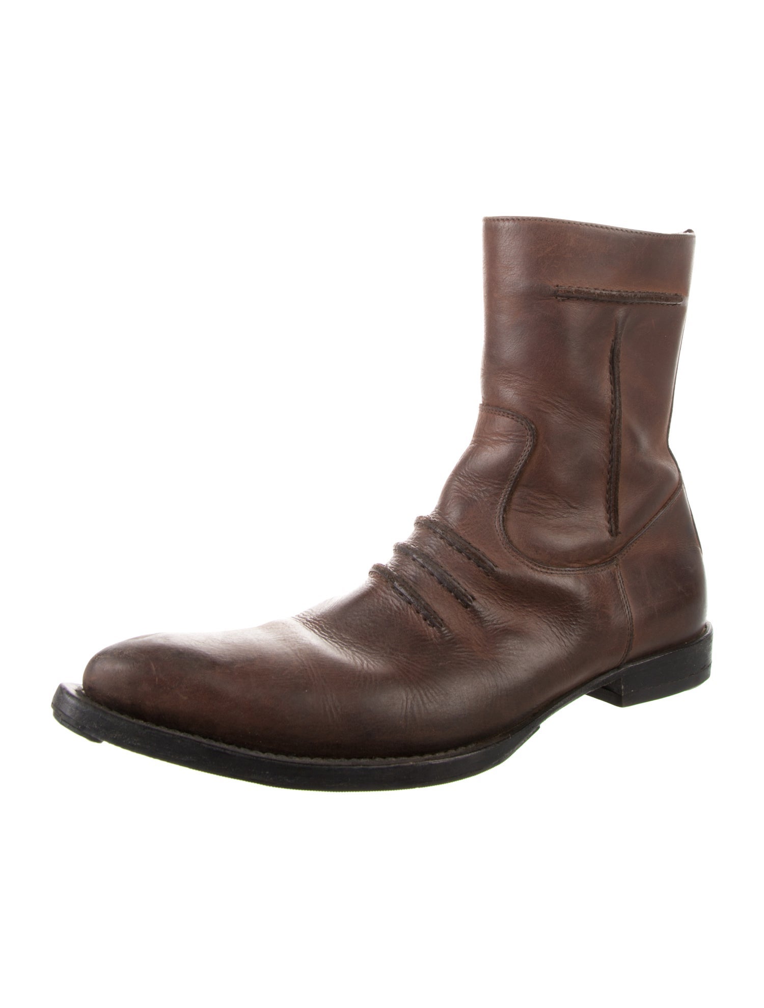 Buttero Leather Western Boots