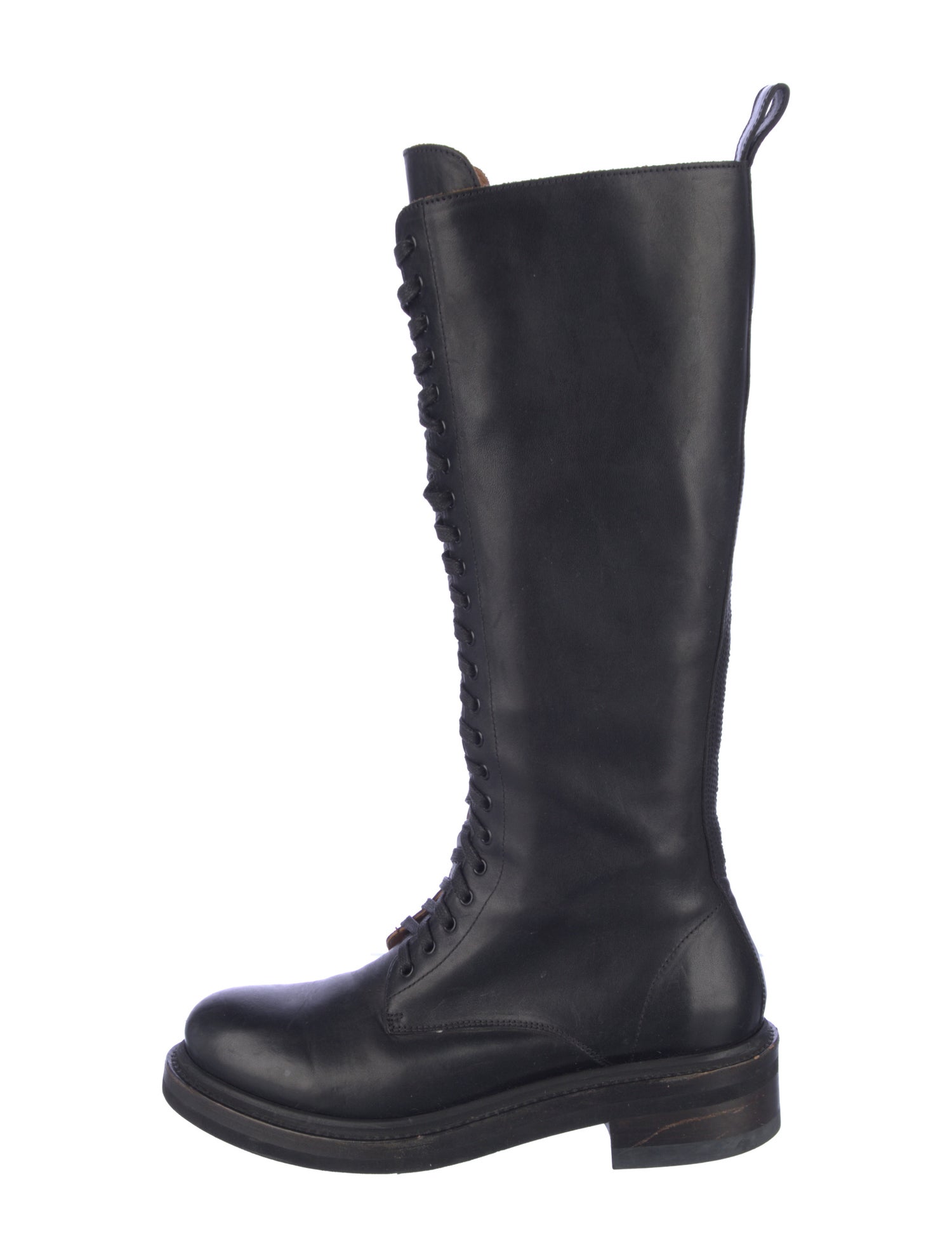 Buttero Leather Lace-Up Boots