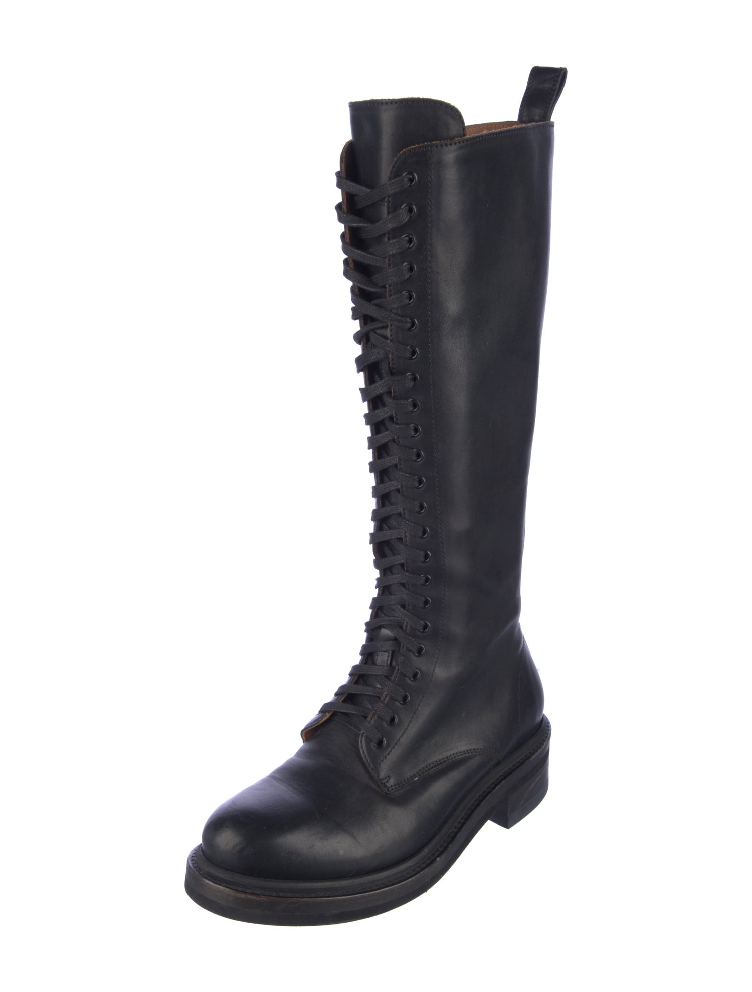 Buttero Leather Lace-Up Boots