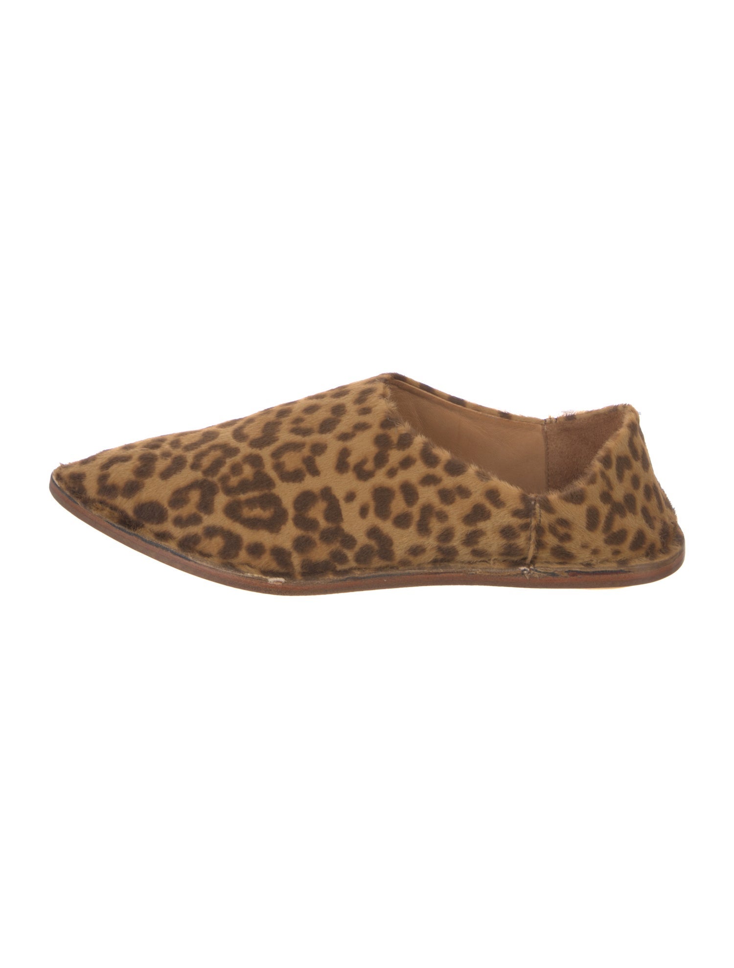 Buttero Ponyhair Animal Print Flats