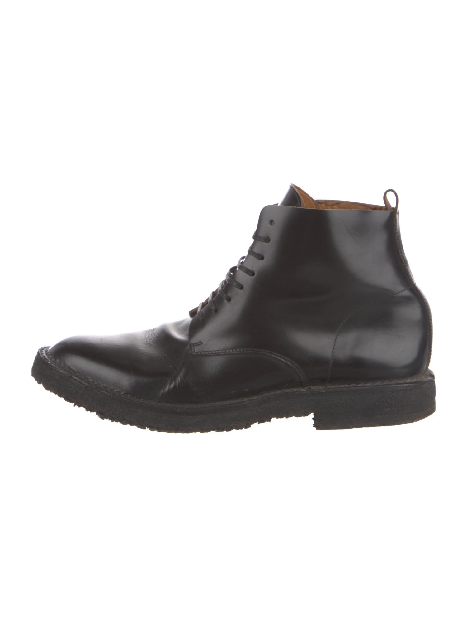 Buttero Leather Lace-Up Boots