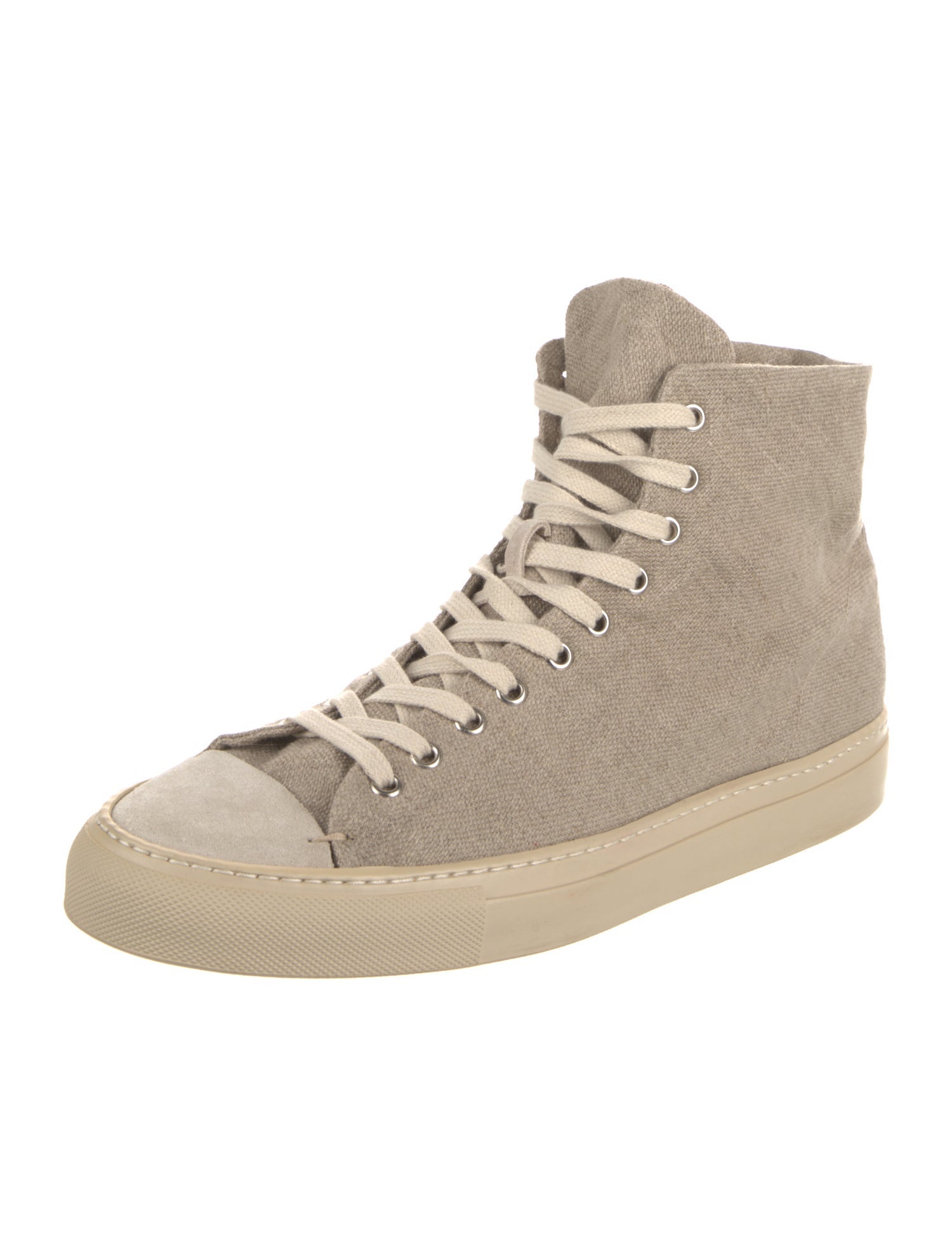 Buttero Canvas Leather Trim Embellishment Sneakers