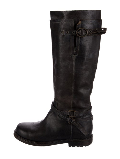 Buttero Leather Moto Boots