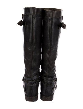 Buttero Leather Moto Boots