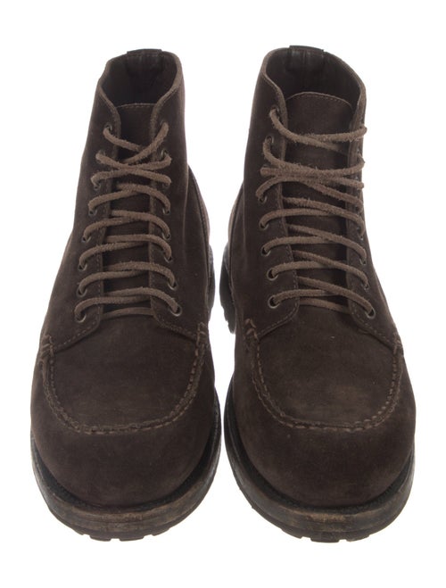 Buttero Suede Lace-Up Boots