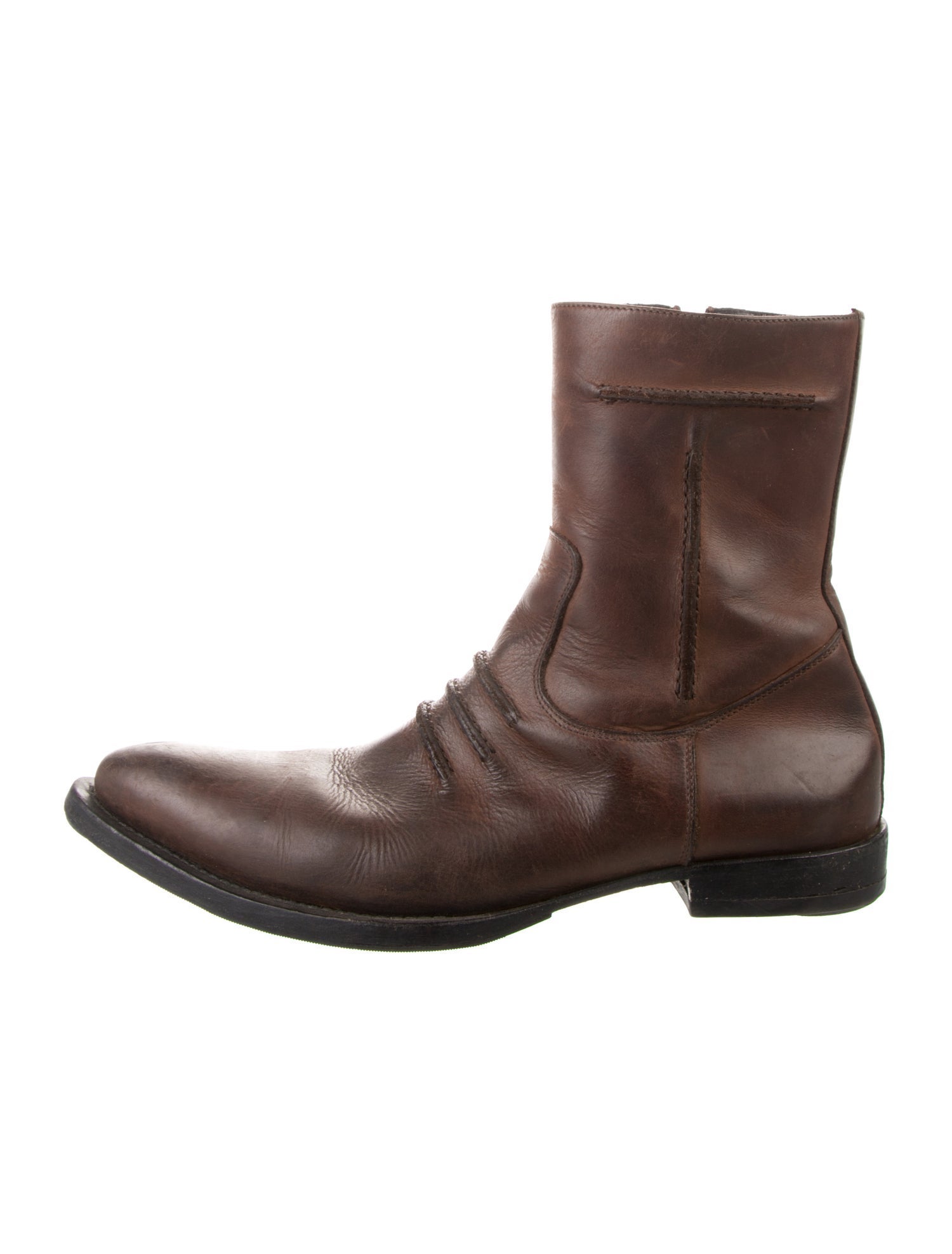 Buttero Leather Western Boots
