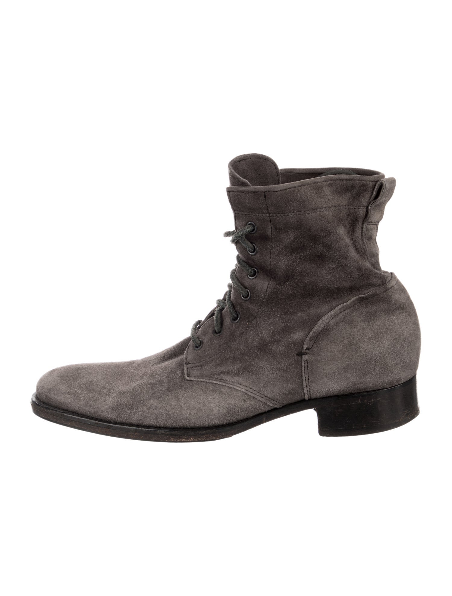Buttero Suede Lace-Up Boots