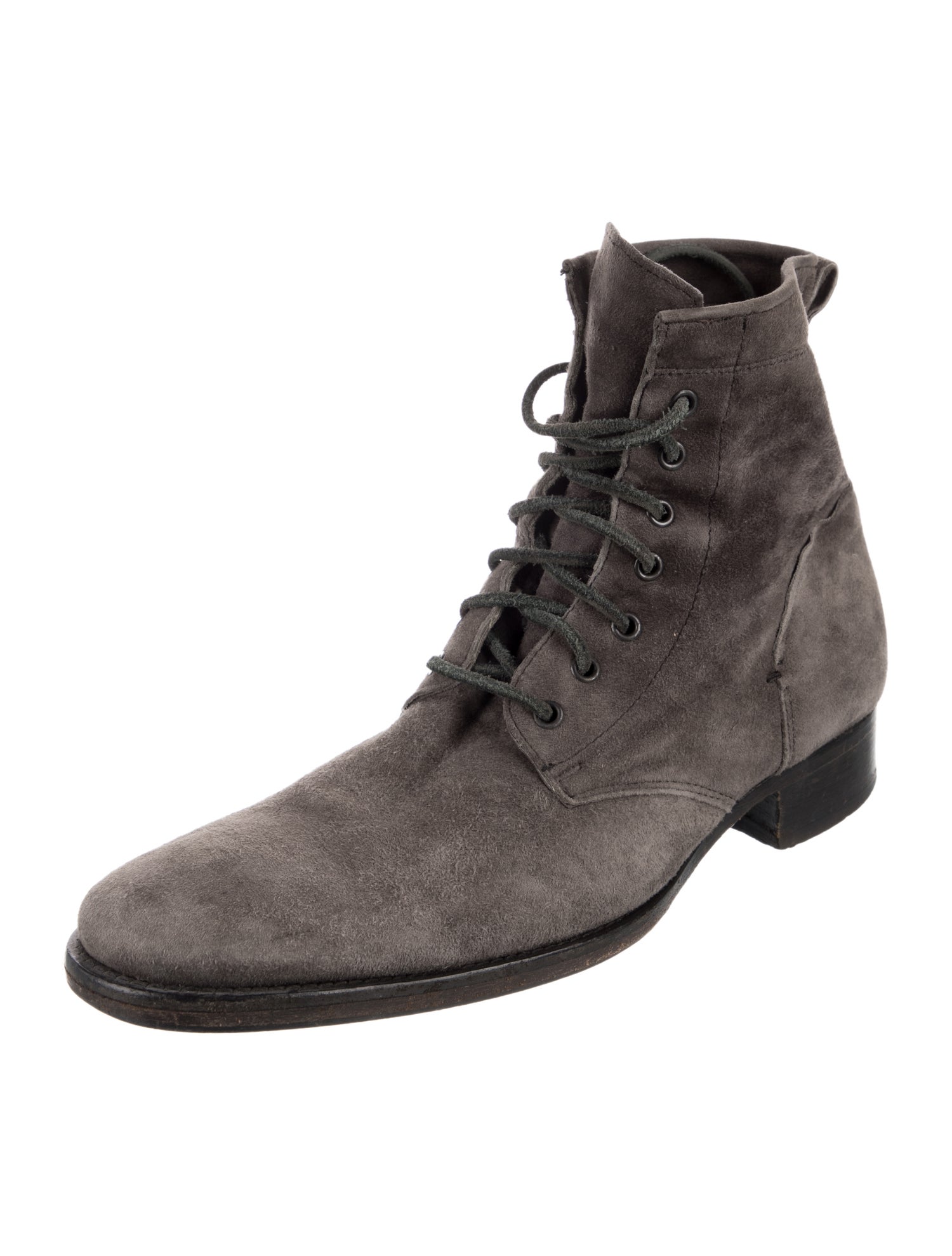 Buttero Suede Lace-Up Boots