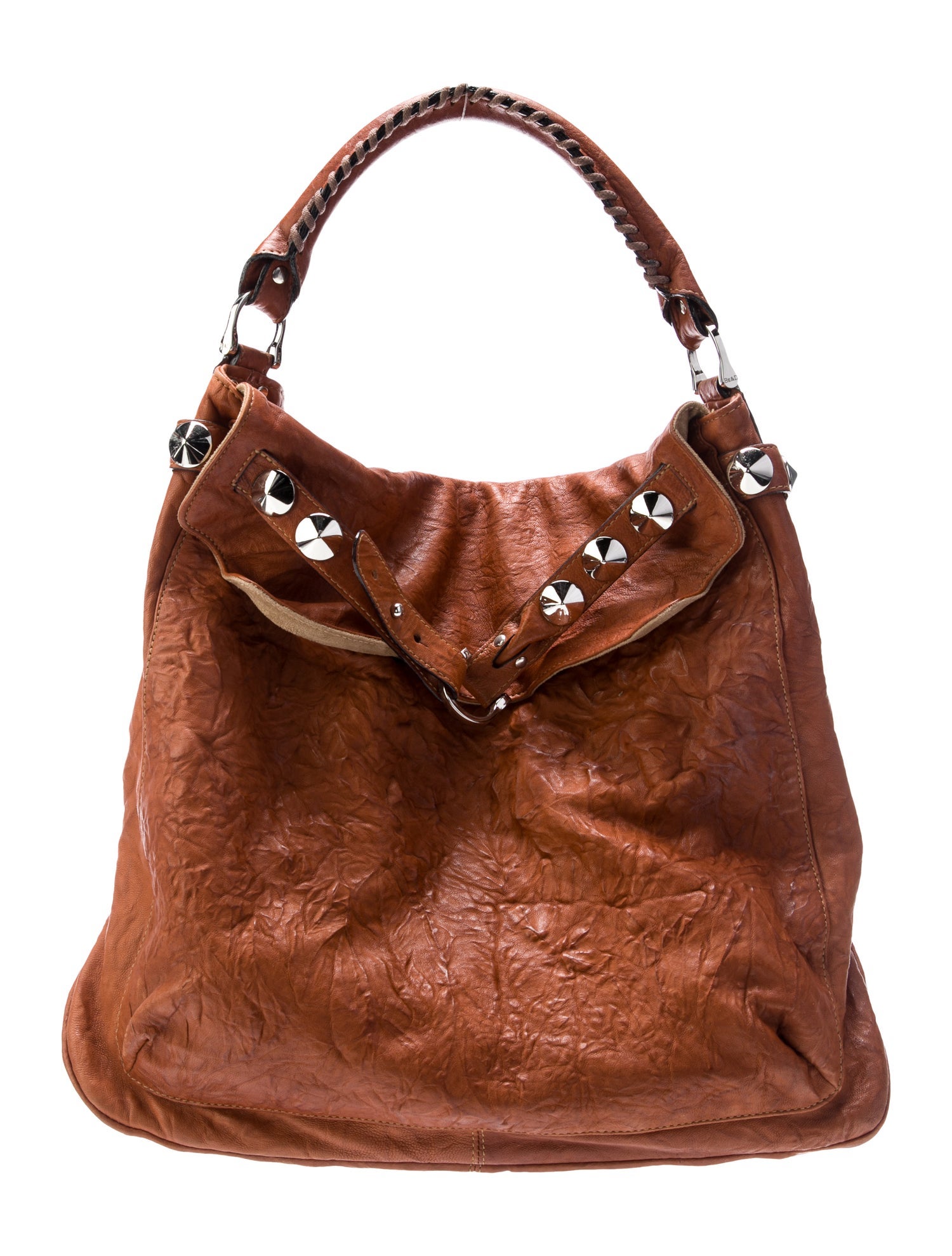 Be & D Leather Top Handle Bag
