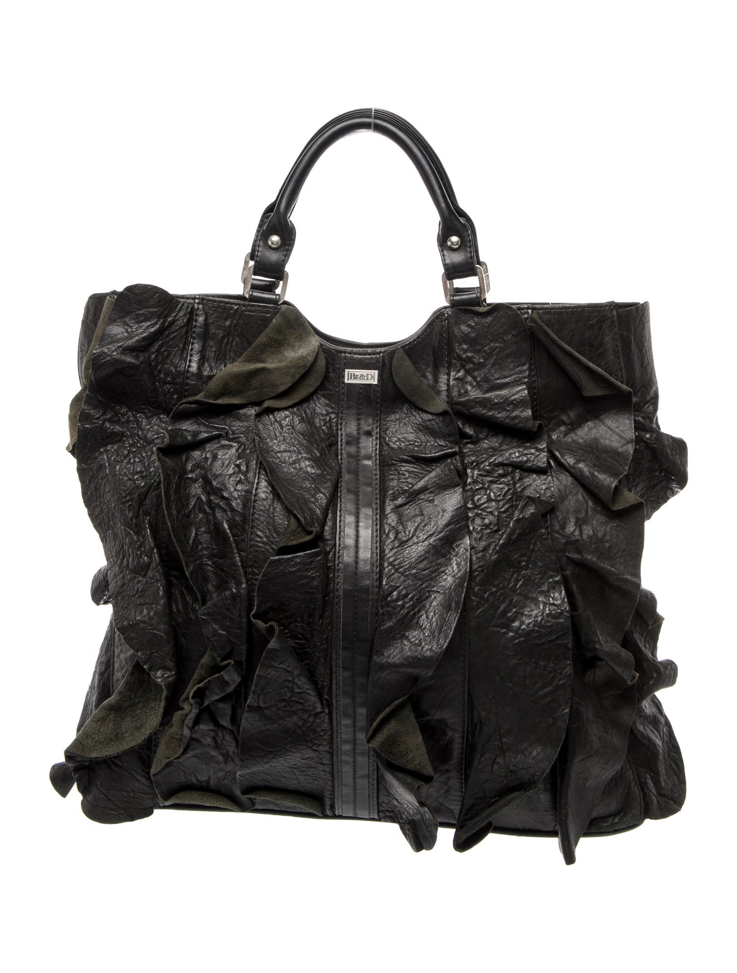 Be & D Leather Top Handle Bag