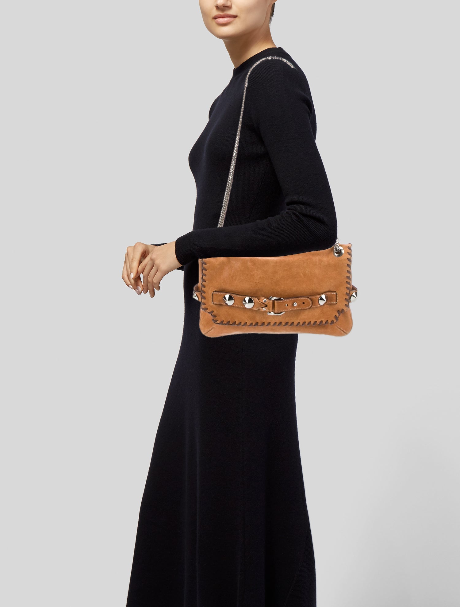 Be & D Leather Shoulder Bag