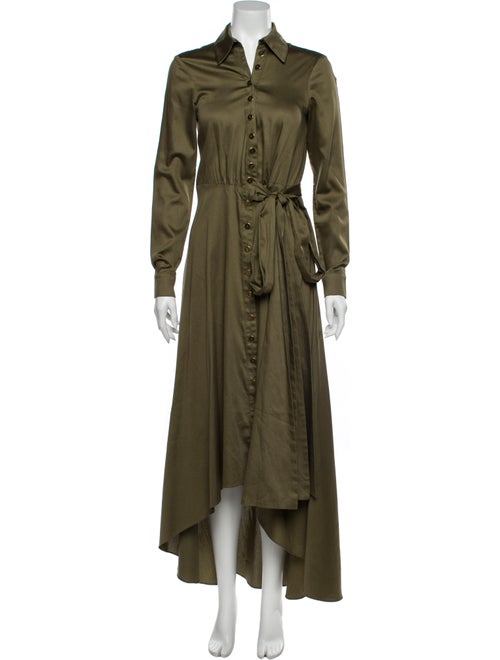 Houghton Long Dress Green
