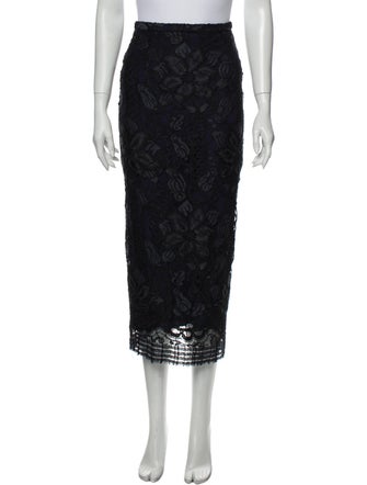 Houghton Lace Pattern Midi Length Skirt