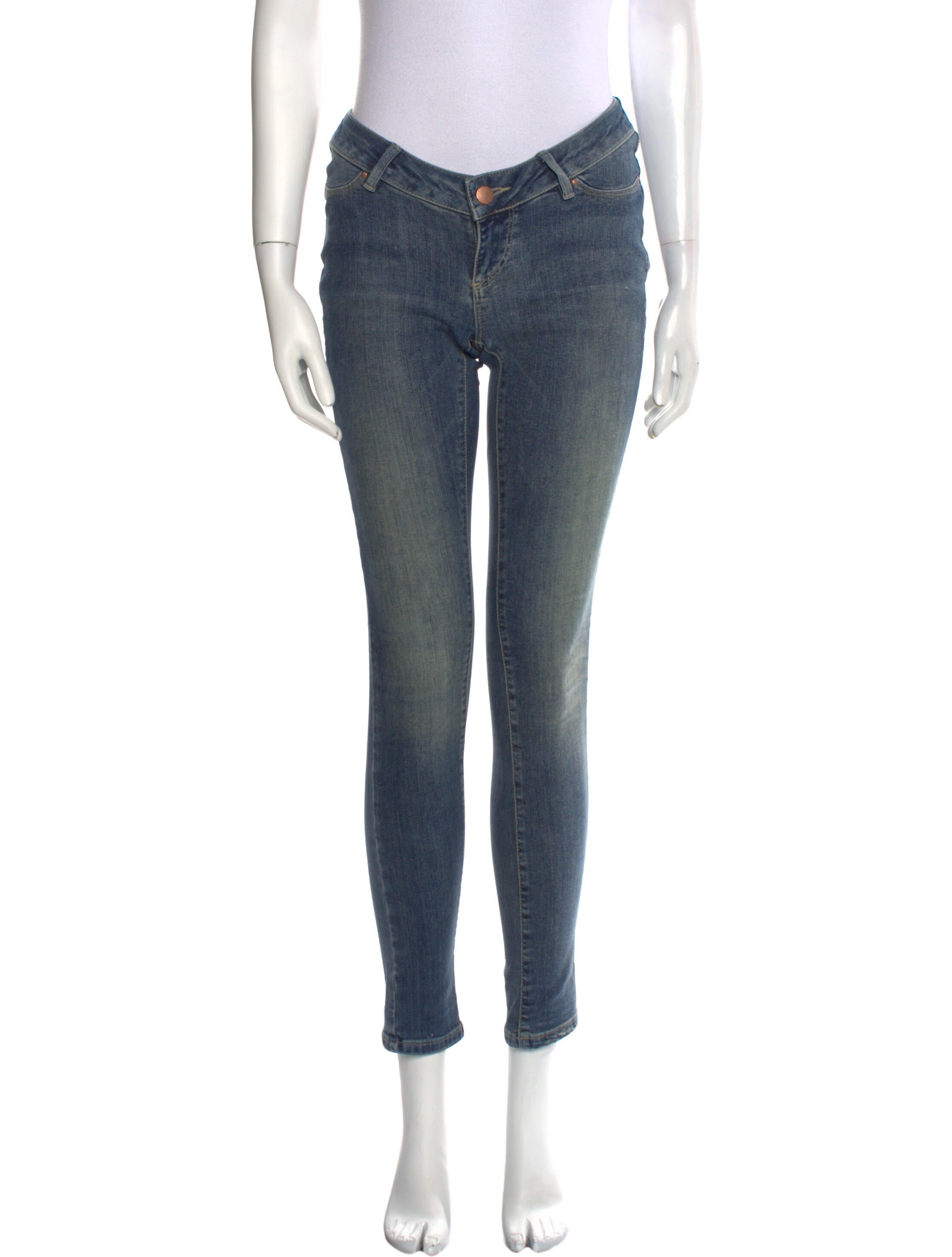 Seraphine Designs Low-Rise Skinny Leg Jeans