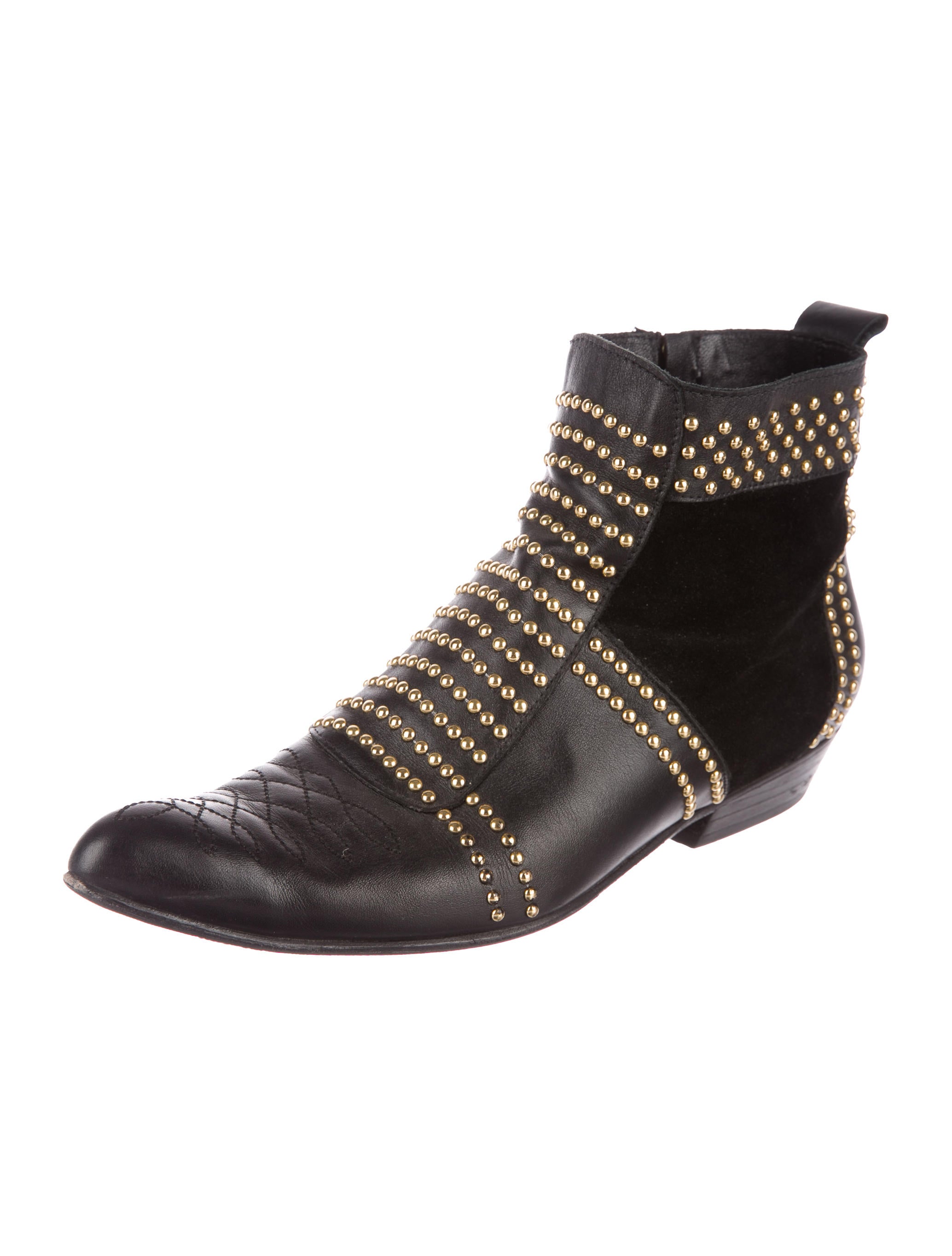 Anine Bing Charlie Studded Ankle Boots