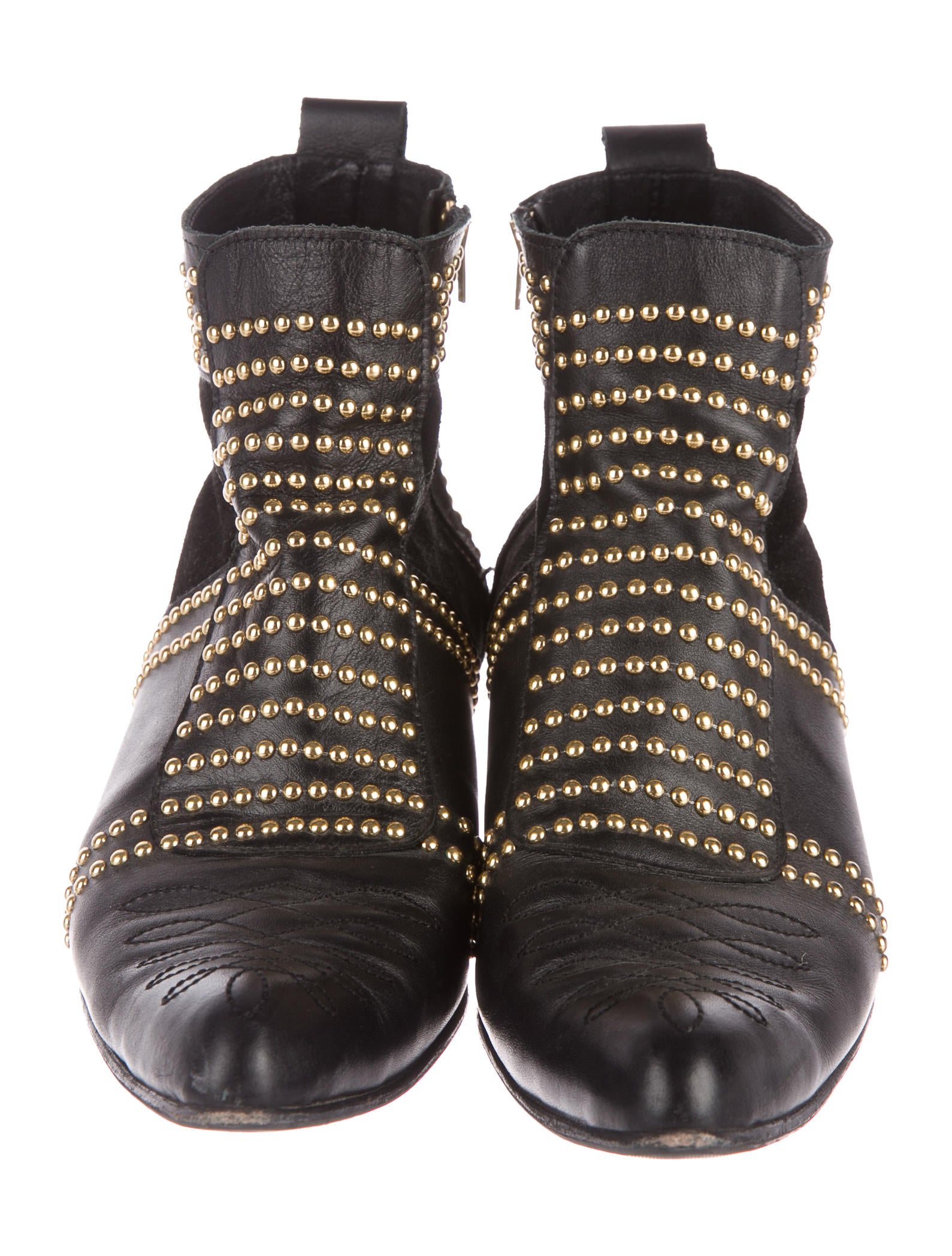 Anine Bing Charlie Studded Ankle Boots