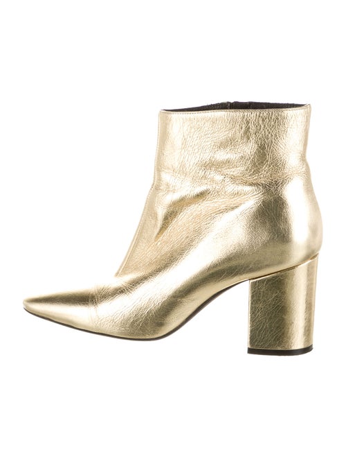 Anine Bing Leather Boots Gold