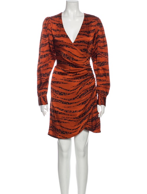 Anine Bing Silk Mini Dress w/ Tags Orange