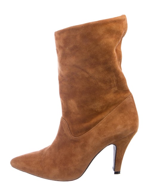 Anine Bing Suede Boots Brown