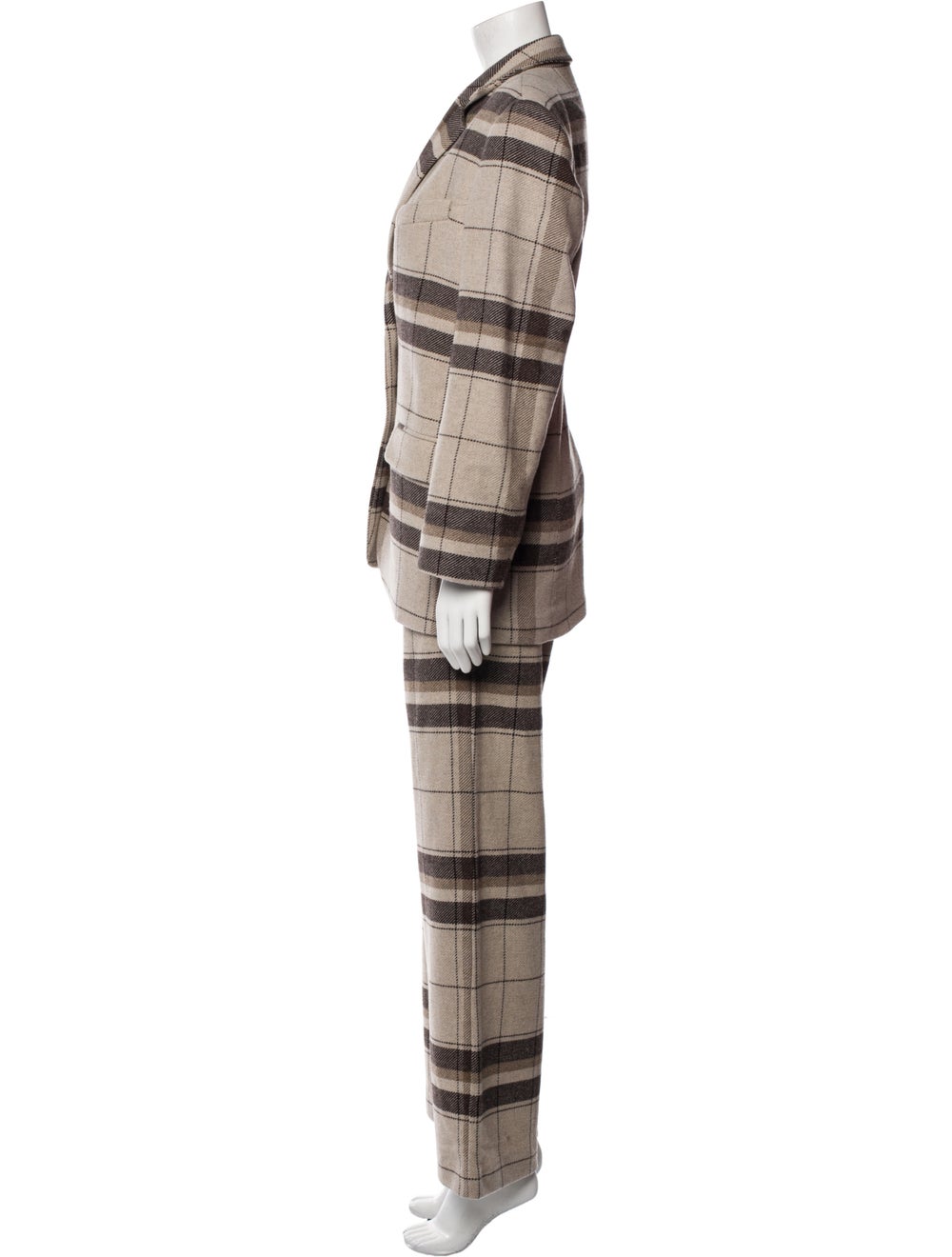 Anine Bing Plaid Print Pant Set w/ Tags - image 2