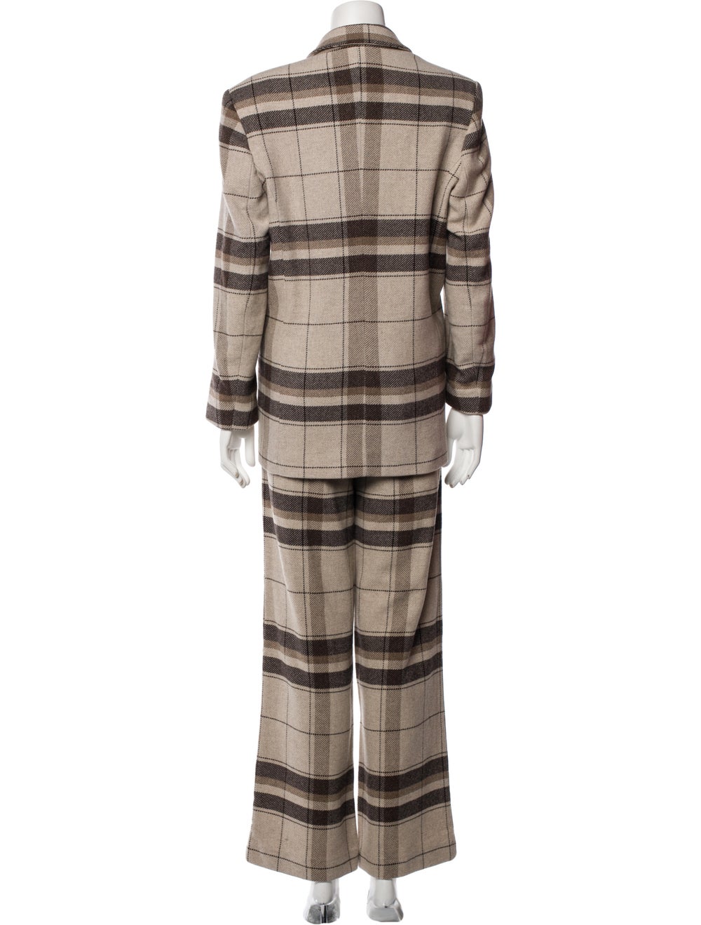 Anine Bing Plaid Print Pant Set w/ Tags - image 3