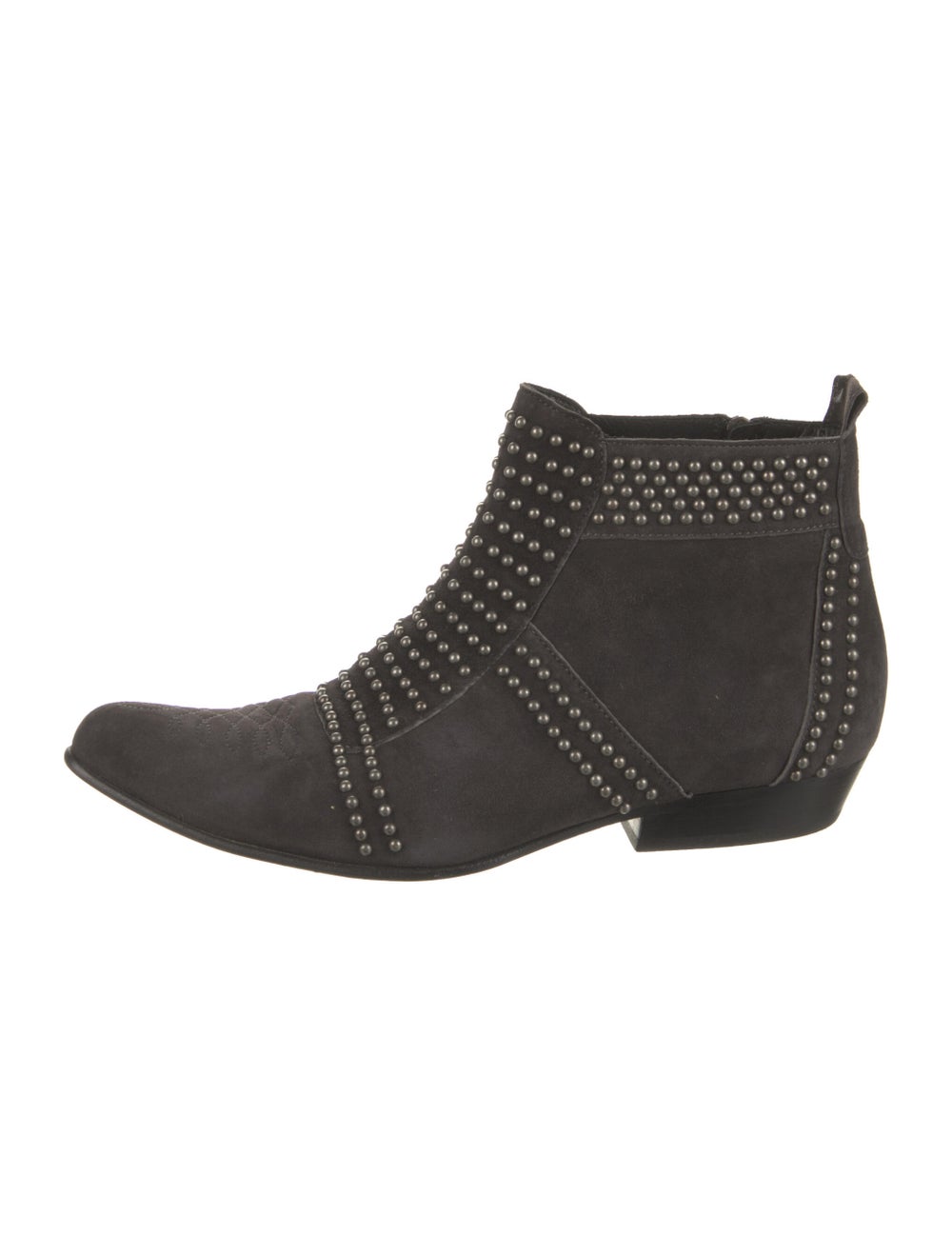 Anine Bing Suede Studded Accents Boots - image 1
