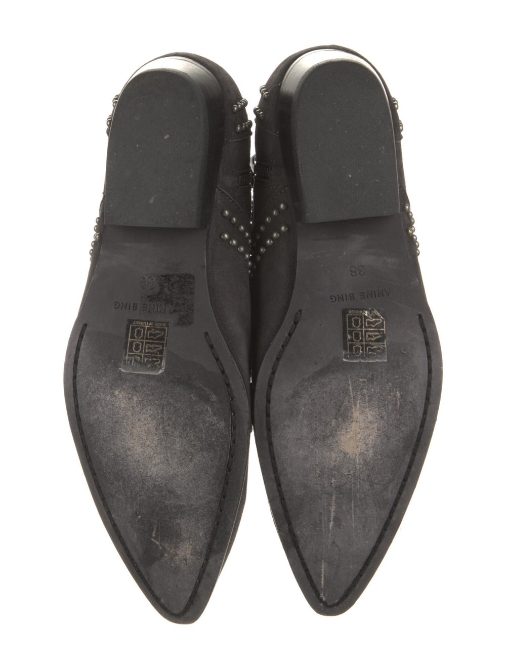 Anine Bing Suede Studded Accents Boots - image 5