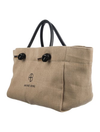 Anine Bing Canvas Shopper Tote