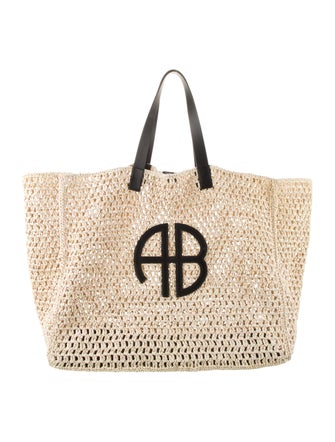 Anine Bing Straw Tote Bag