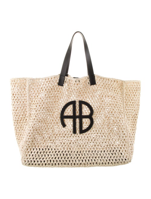 Anine Bing Straw Tote Bag
