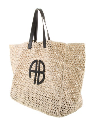 Anine Bing Straw Tote Bag