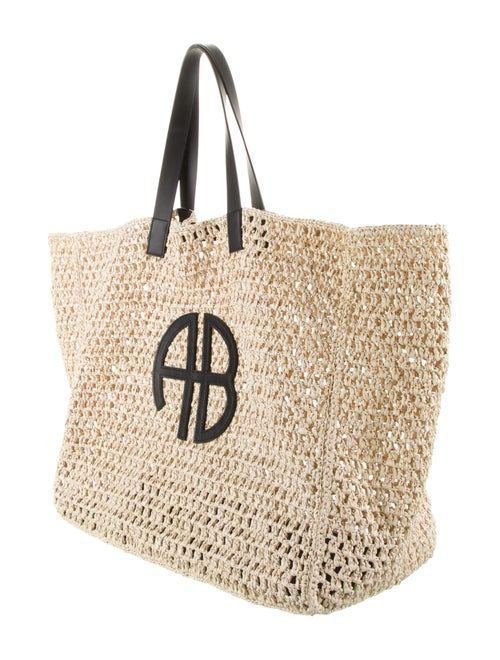 Anine Bing Straw Tote Bag