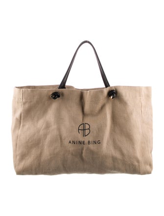 Anine Bing Canvas Tote Bag