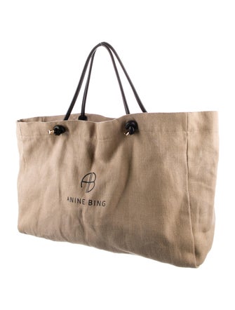 Anine Bing Canvas Tote Bag
