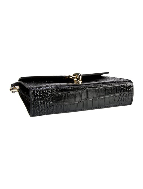 Anine Bing Embossed Leather Handle Bag