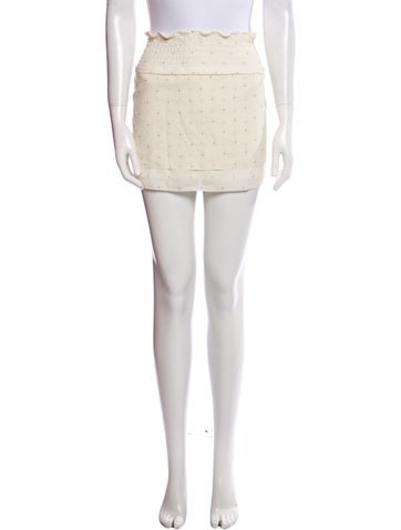 Anine Bing Skirts Ruffle Embellishment Mini Skirt L