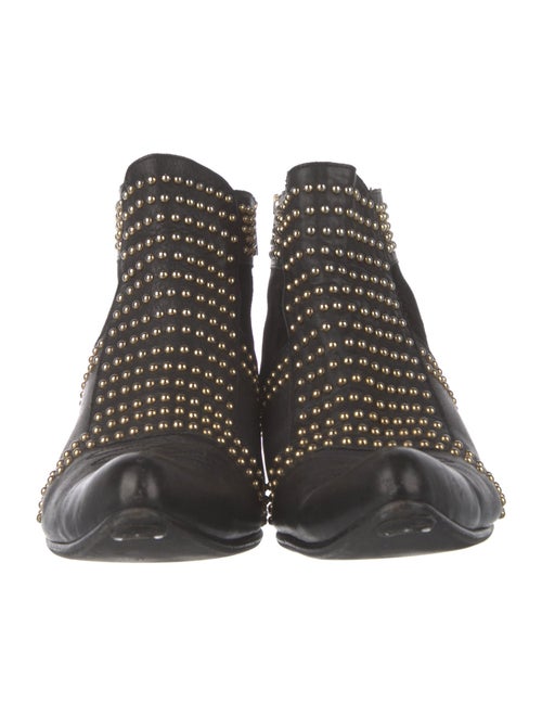 Anine Bing Leather Studded Accents Boots