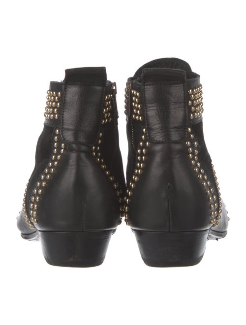 Anine Bing Leather Studded Accents Boots