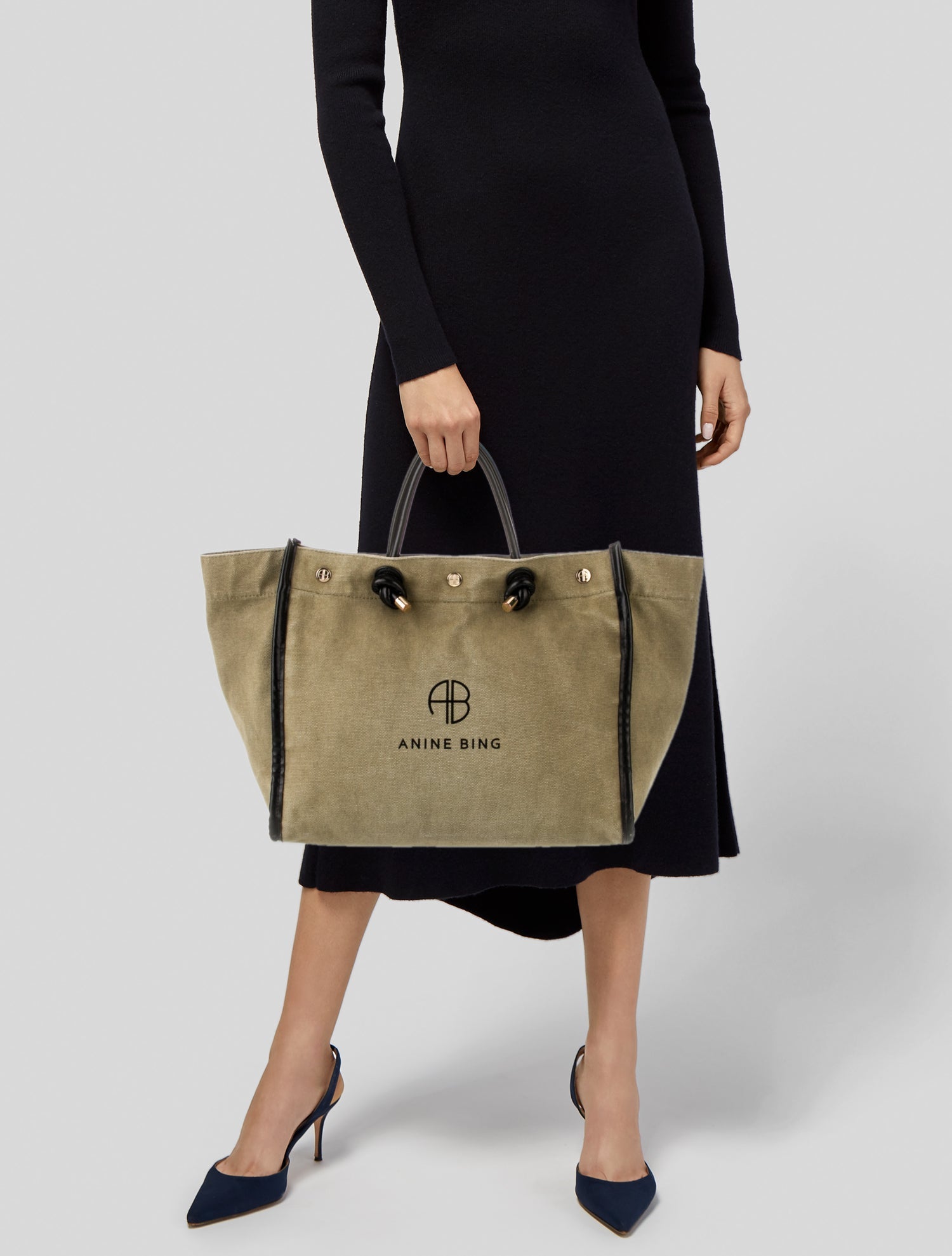 Anine Bing Canvas Tote