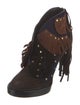 Burberry Prorsum Suede Studded Accents Boots