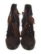 Burberry Prorsum Suede Studded Accents Boots