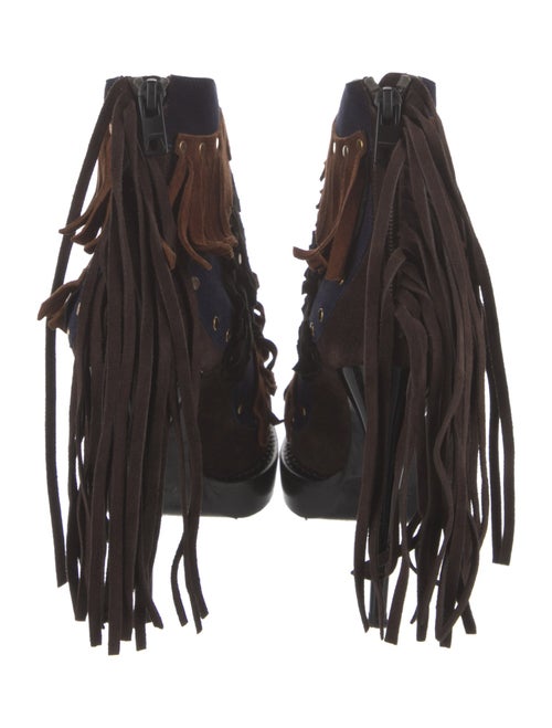 Burberry Prorsum Suede Studded Accents Boots