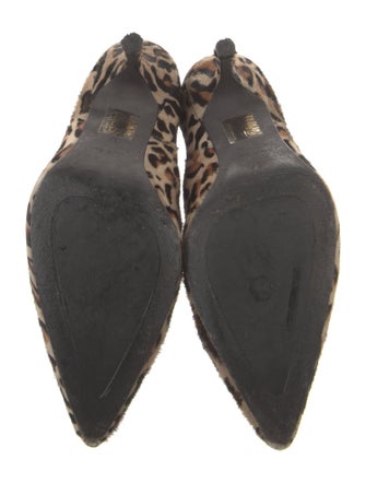 Anine Bing Ponyhair Animal Print Chelsea Boots