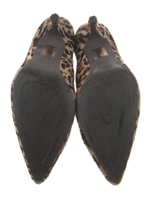 Anine Bing Ponyhair Animal Print Chelsea Boots