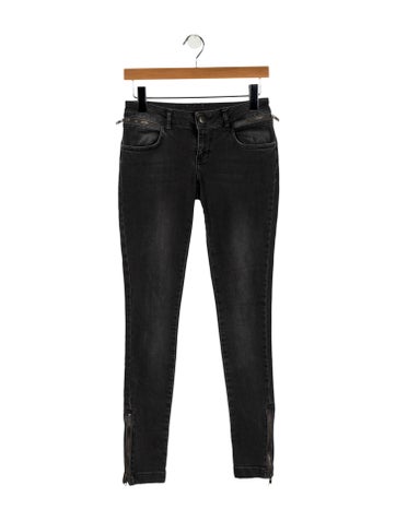 Anine Bing Jeans Low-Rise Skinny Leg S