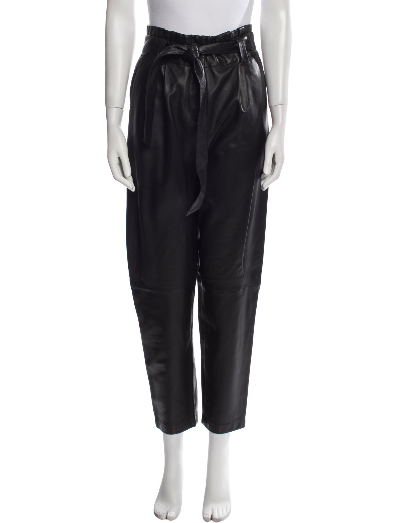 Anine Bing Leather Skinny Leg Pants