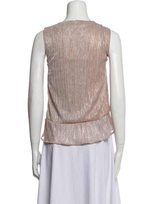 Anine Bing V-Neck Sleeveless Crop Top