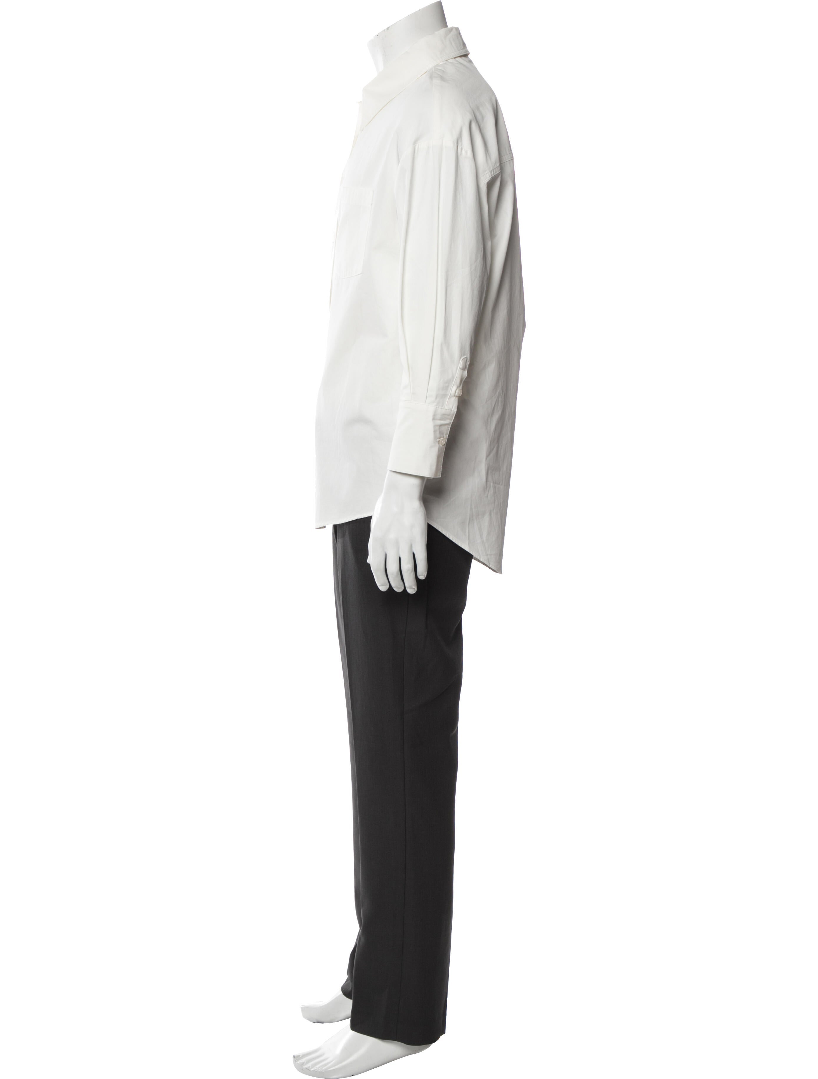 Anine Bing Long Sleeve Tuxedo Shirt